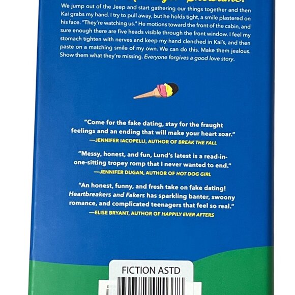 Heartbreakers and Fakers Book Cameron Lund YA Teen Romance Comedy New - Picture 2 of 6